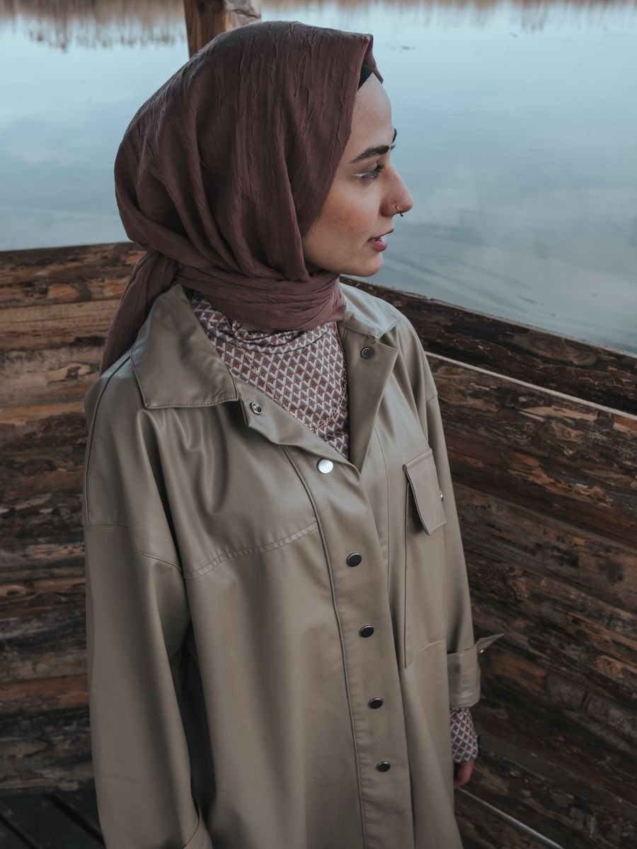 سویشرت ورزشی بلند سبز یشمی مدل S506